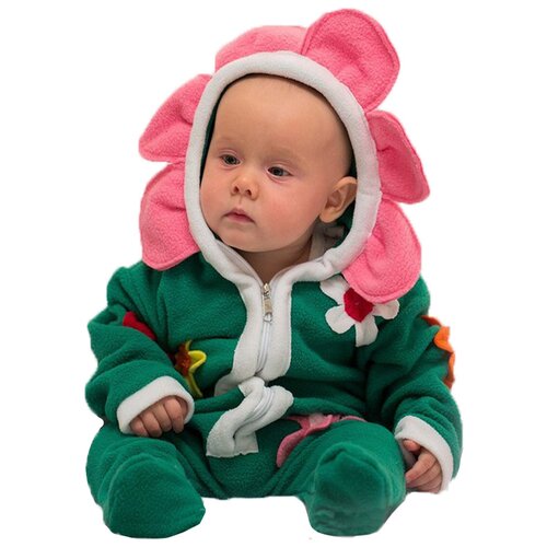 фото Карнавальный костюм малышка цветочек, арт.2127 рост:75-80 см6-9 мес) бока