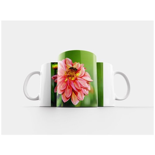 фото Кружка "георгин, цветок, цвести" 320 мл lotsprints