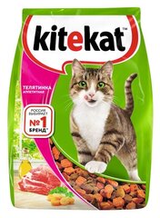 Kitekat Сухой корм для кошек с аппетитной телятиной 10132147 0,8 кг 24916 (8 шт)