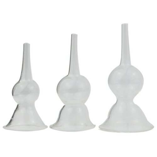 Beauty Star Набор стеклянных колб для вакуумного массажа 3 штуки 2900₽