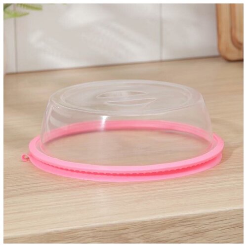 Крышка силиконовая для СВЧ 20х20х6 см цвет микс 344₽