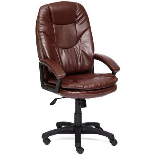 фото Компьютерное кресло tetchair comfort lt офисное, обивка: искусственная кожа, цвет: коричневый 2 tone