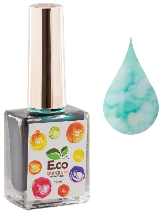 Акварель для дизайна ногтей E.co Nails Water Color №10 10 мл