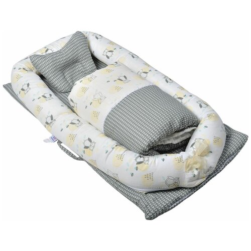 Позиционер для сна Farfello L4 Совы серый плетеное одеяло ручной вязки с кисточками для кровати дивана дорожного дышащего шикарного богемного цвета мягкое удобное одеяло для офис
