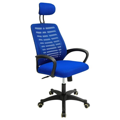 фото Компьютерное кресло urm оптимум офисное, обивка: текстиль, цвет: синий