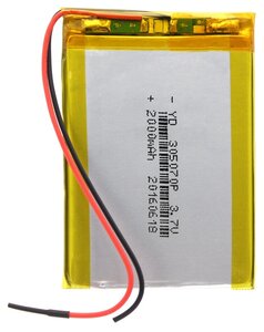 Аккумулятор универсальный 305070p (3*50*70 mm) 3,7v Li-Pol 2000 mAh