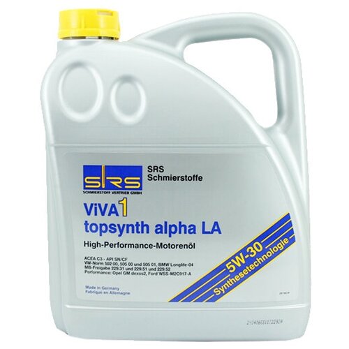 SRS VIVA 1 Topsynth Apha LA 5W-30