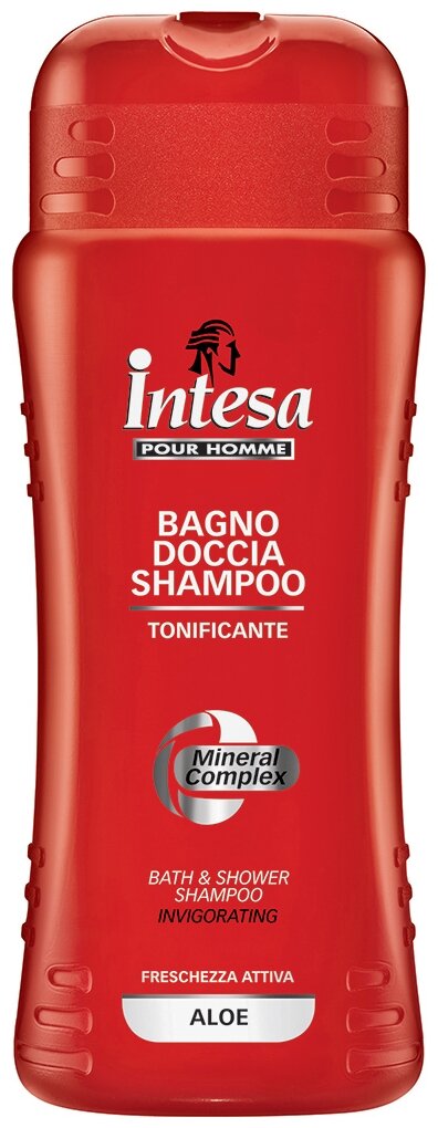 Intesa Гель-шампунь для душа Intesa Aloe, 500 мл