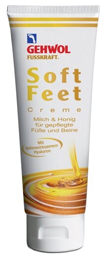 Gehwol Fusskraft Soft-Feet Creme - Шёлковый крем «Молоко и мед» 40мл