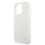 Mercedes для iPhone 13 Pro чехол PC/TPU Silver Stars Hard White - изображение