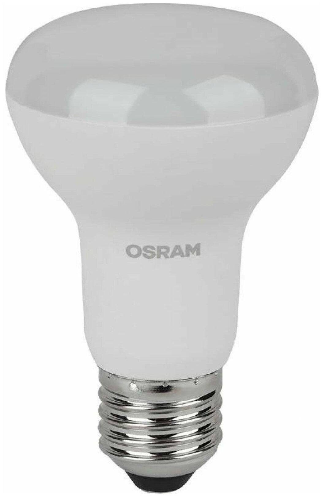 Лампочка светодиодная OSRAM Экопак Рефлектор Гриб R63 E27 8Вт 220В 6500К Холодный белый, (5шт/уп), упаковка 1шт - фотография № 3