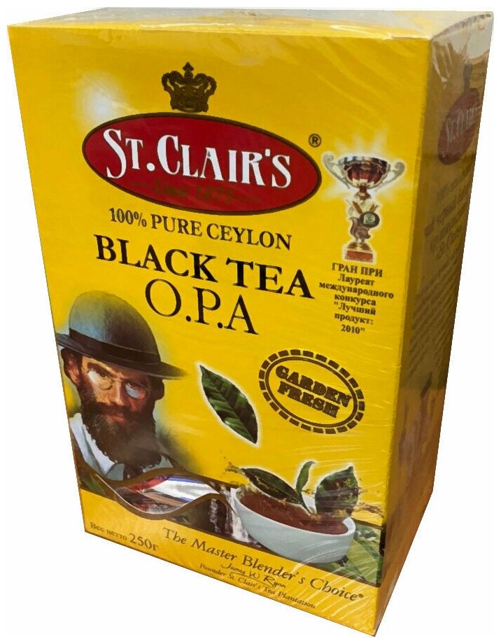 Чай черный St. Clair's OPA 250 гр. кр/лист