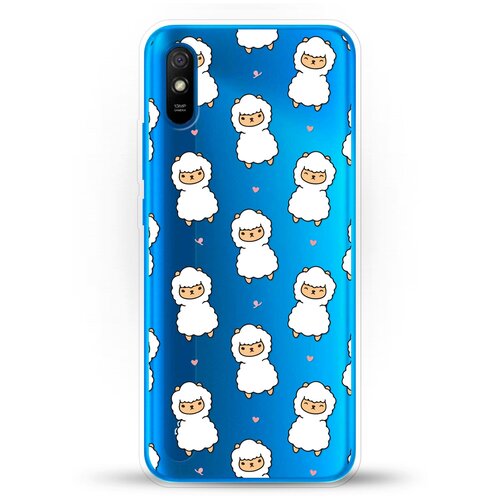 фото Силиконовый чехол узор из лам на xiaomi redmi 9a andy & paul