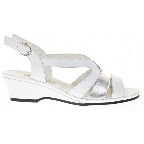 фото Босоножки baden женские летние, размер 40, цвет белый, артикул a435-050