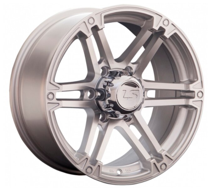 Диски LS Wheels 473 8,0x17 6x139,7 D106.1 ET25 цвет SF (серебро,полировка)