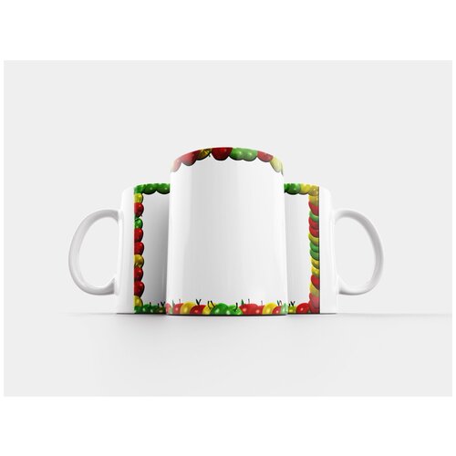 фото Кружка "рамка, сердца, декоративный" 320 мл lotsprints