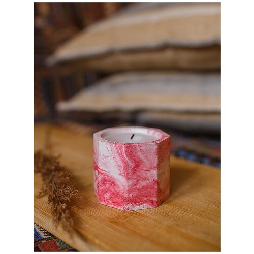 Декоративная свеча / Свеча в подсвечнике / Свеча в кашпо для дома ручная работа