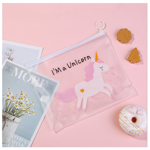 Папка пенал сумочка zip lock «Unicorn Tear», A5