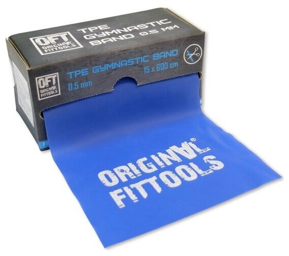 Эспандер Original Fit.tools FitTools ленточный TPE 6000х150х0.5 мм (сопротивление 6,8 кг)