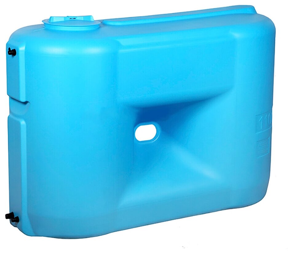 Бак для воды Акватек Combi W-1100 BW (сине-белый) с поплавком гигиеничный - фотография № 4