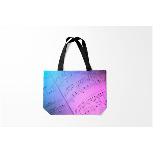 фото Сумка-шоппер / 46х35 см / разная музыка / ноты burnettie