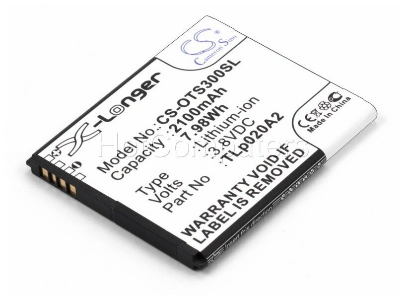 Аккумулятор для Alcatel One Touch POP S3 (TLi020A1, TLp020A2)
