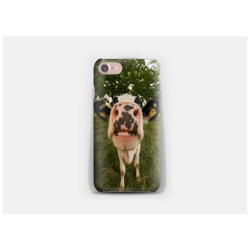 фото Силиконовый чехол корова на apple iphone 8/ айфон 8 xcase