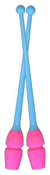 Булавы PASTORELLI 40,5см. 03403 Розово-голубой "MASHA" FIG — фото 1