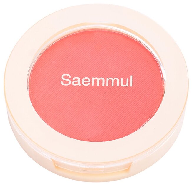 THE SAEM Румяна компактные Saemmul Single Blusher PK01 Bubblegum pink 5гр