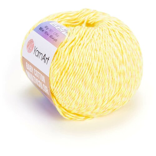 Пряжа для вязания YarnArt 'Baby cotton multicolor' 50гр 165м (50% хлопок, 50% акрил) (5204), 10 мотков