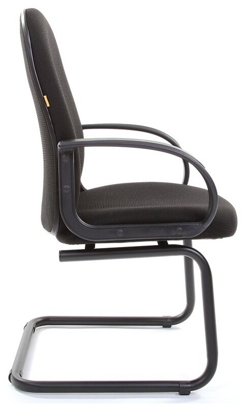 Конференц-кресло Chairman металл, ткань JP черная (1176929) - фотография № 3