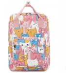 Женская сумка-рюкзак «Coco Box» 352 Pink/Orange - изображение