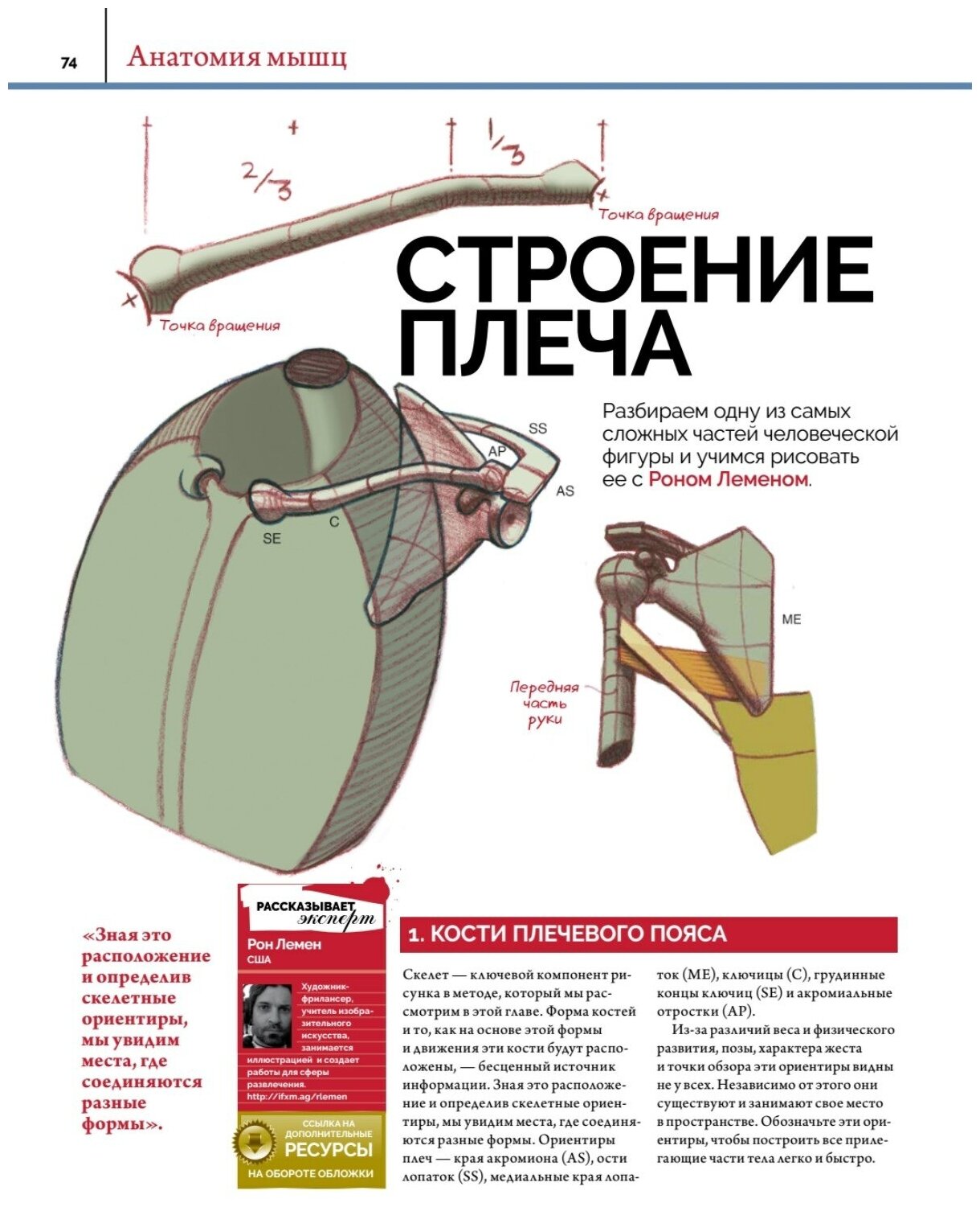 Анатомия. Создание реалистичных людей и животных + мастер-классы по QR-коду - фото №7