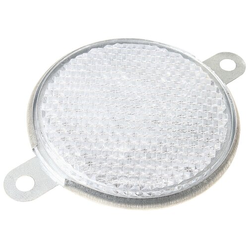 Катафот ТехАвтоСвет круглый белый АТК ФП315 универсальный левыйправый 1 шт D85 мм 292₽