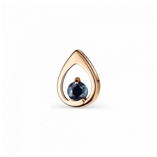 Алькор Подвеска-бегунок из красного золота с сапфиром 34093-102