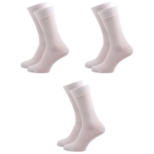 фото Носки lorenzline, 3 пары, размер 37/40, белый