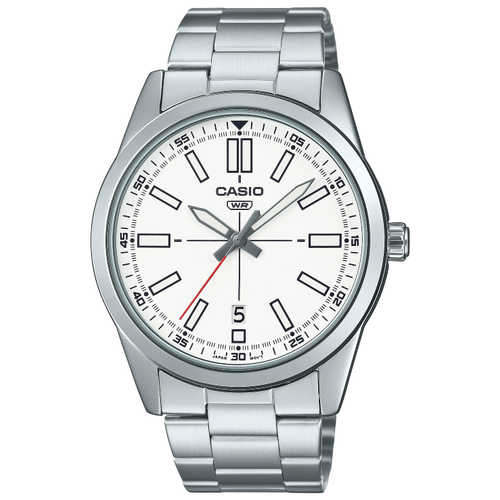 Наручные часы CASIO Collection, белый casio men s stainless steel analog watch mtp vd02d 7eudf