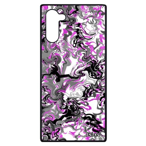 фото Противоударный чехол на телефон // galaxy note 10 // "мраморный фон" фантазия узор, utaupia, розовый