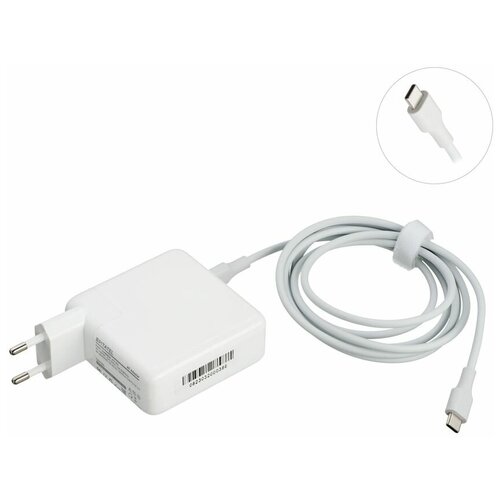 Блок питания Pitatel AD-252 для Apple, Asus, Dell, Lenovo, HP 20.3V 3A (USB Type-C) зарядка для ноутбука apple mj262z a с кабелем type c