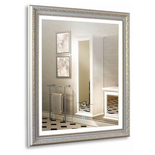 фото Зеркало "марсель" (сенсорный выключатель, диммер) золото 630х780 eva gold