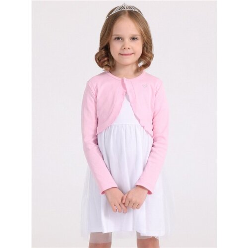 болеро Апрель, размер 50-92, розовый пижама апрель размер 50 92 розовый белый
