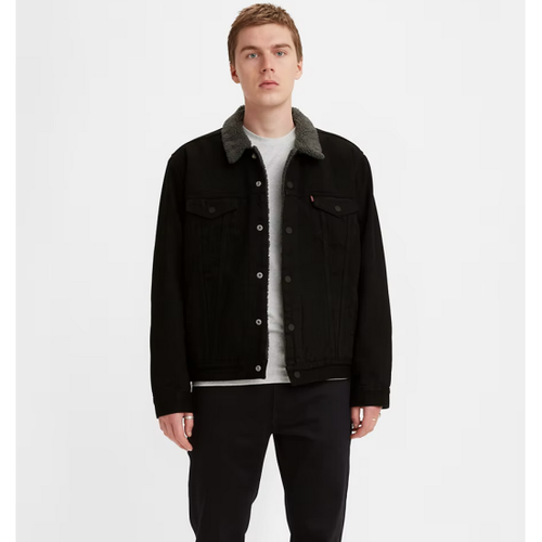 Джинсовая куртка Levi's, размер 52/54, черный