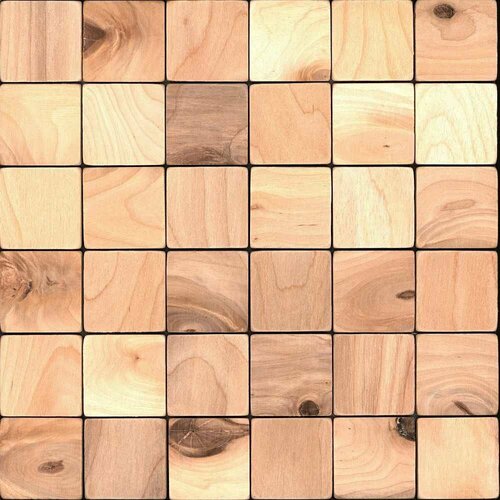 Деревянная мозаика Болтон 50x50 мм 300x300 мм деревянная мозаика пайк 100х100 мм 300x300 мм