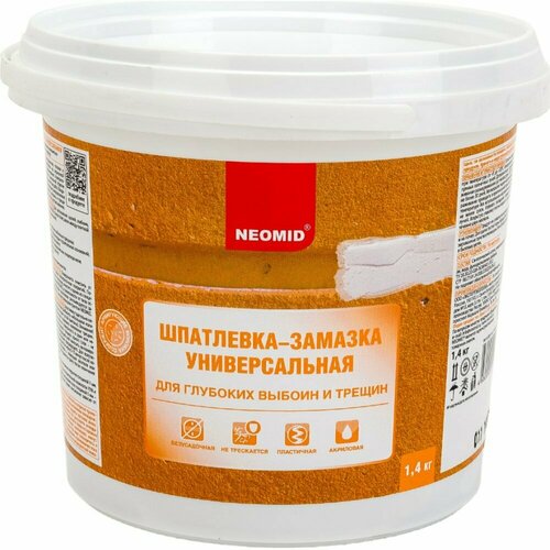 Шпатлевка для выбоин и трещин NEOMID ЭЭ Н-Шпат-трещ14 1138₽