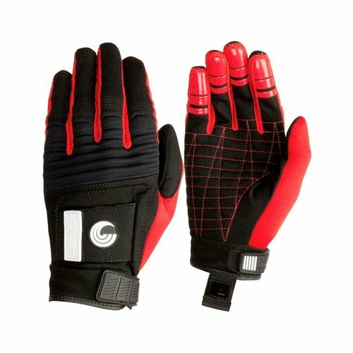 Перчатки Connelly, размер 6, красный, черный