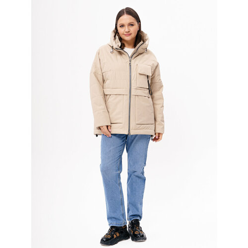 Куртка  O'HARA, размер 54, бежевый, экрю