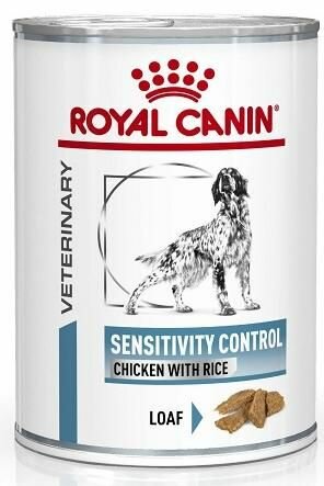 Корм влажный , для собак , Royal Canin Sensitivity Control Dog , паштет со вкусом курицы (4шт по 420г)