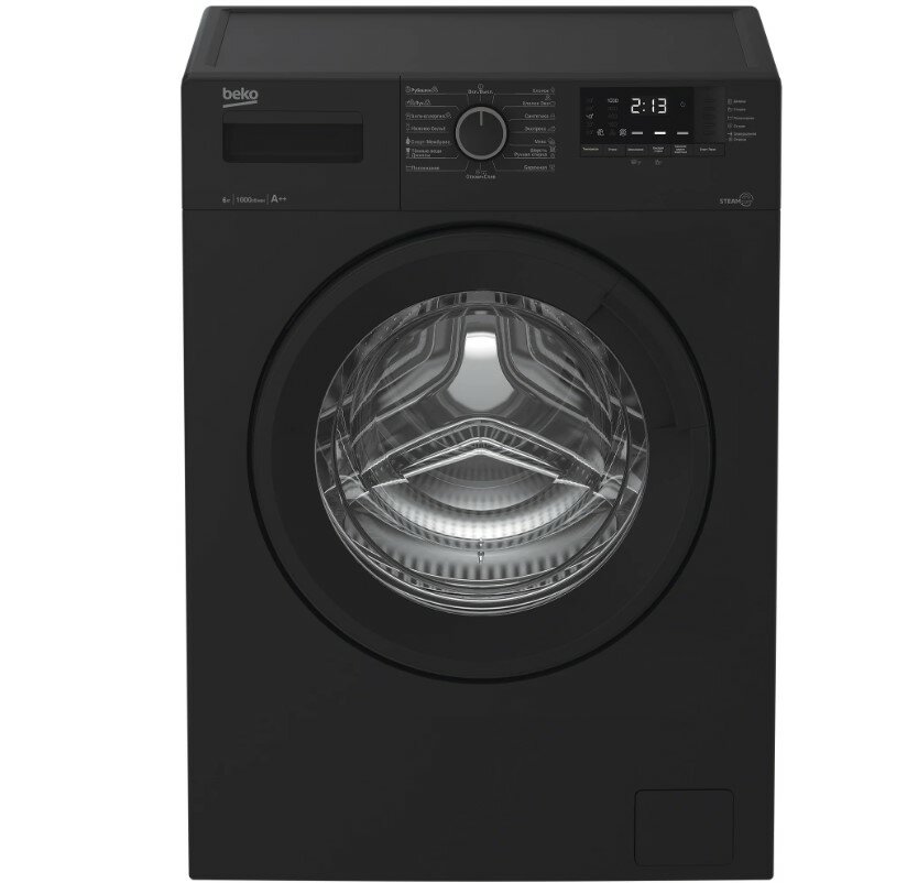 Стиральная машина Beko WSRE6512ZAA, черный