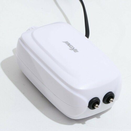 Компрессор воздушный JINGYE YE-822 бесшумный с регулировкой мощности 2 x 35 лмин 8 Вт 993361 1300₽