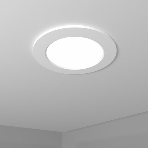 Встраиваемый светодиодный светильник Interiorlight Хамелеон 7WCCT белый (переключаемая темпетаура света 3000К. 4000К. 6000К
